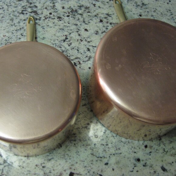 Revere Ware Vintage Solid Copper Cookware Set - Picture 7 of 12